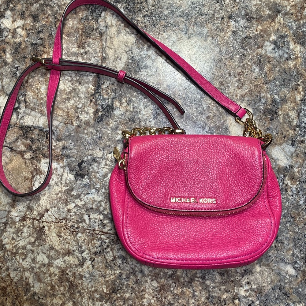 Michael Kors Fuchsia Crossbody Bag